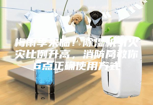 梅雨季來臨！除濕機引火災比例升高，消防局教你6點正確使用方式