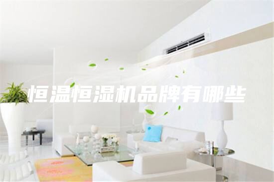 恒溫恒濕機品牌有哪些