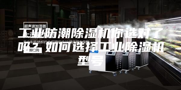 工業防潮除濕機你選對了嗎？如何選擇工業除濕機型號