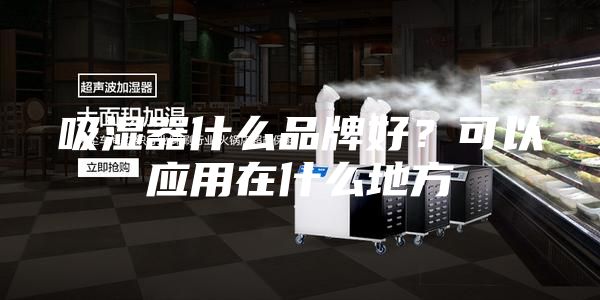 吸濕器什么品牌好？可以應用在什么地方