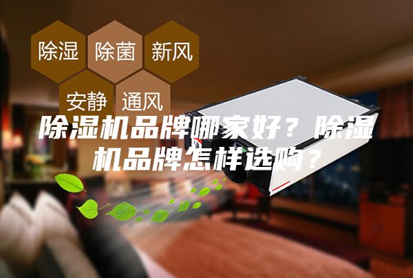 除濕機品牌哪家好？除濕機品牌怎樣選購？