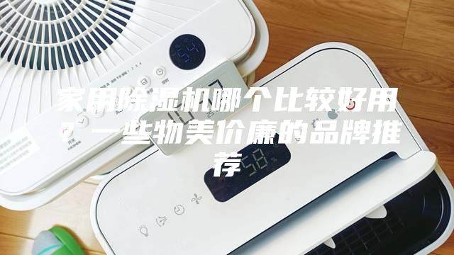 家用除濕機哪個比較好用?一些物美價廉的品牌推薦