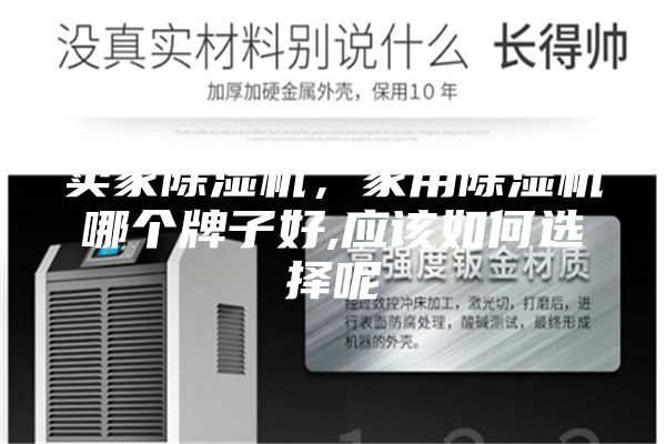 賣家除濕機，家用除濕機哪個牌子好,應該如何選擇呢