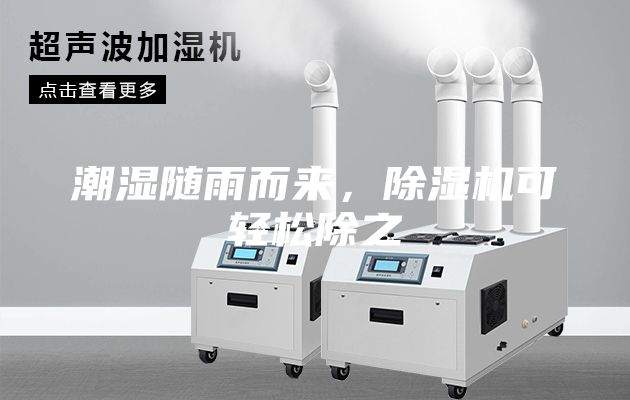 潮濕隨雨而來，除濕機可輕松除之