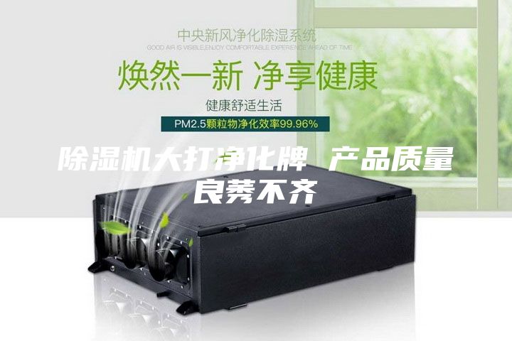 除濕機(jī)大打凈化牌 產(chǎn)品質(zhì)量良莠不齊