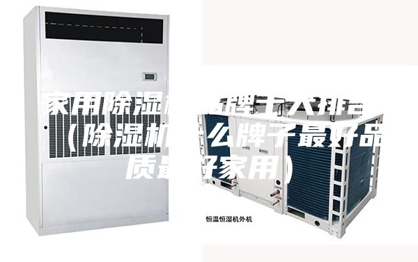 家用除濕機品牌十大排名(除濕機什么牌子最好品質(zhì)最好家用)