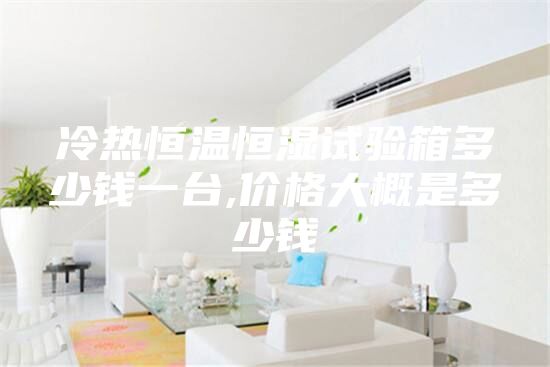 冷熱恒溫恒濕試驗箱多少錢一臺,價格大概是多少錢
